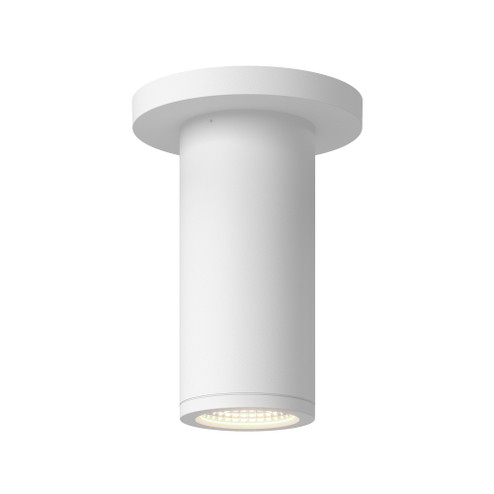 Nordic 6-in (2-in Dia.) White Dimmable LED Exterior Ceiling Cylinder Light (461|EC262106-WH)