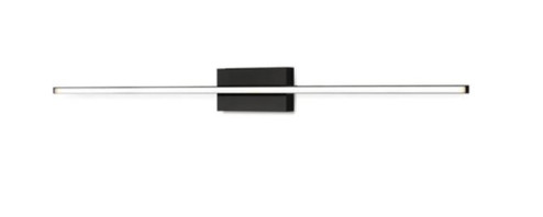 Vega Minor 36-in Black Dimmable LED Wall Sconce (461|WS18236-BK-UNV)