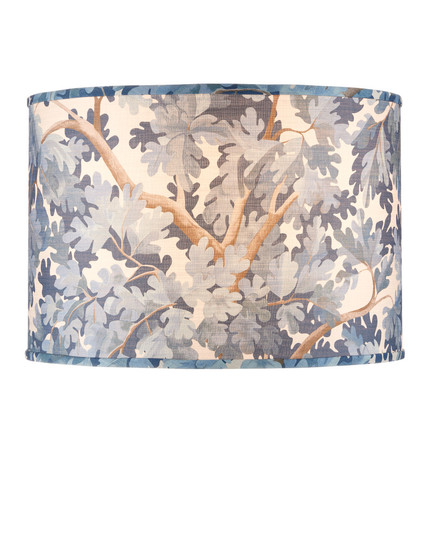 Woodland Blue Large Drum Lamp Shade (92|0900-6011)