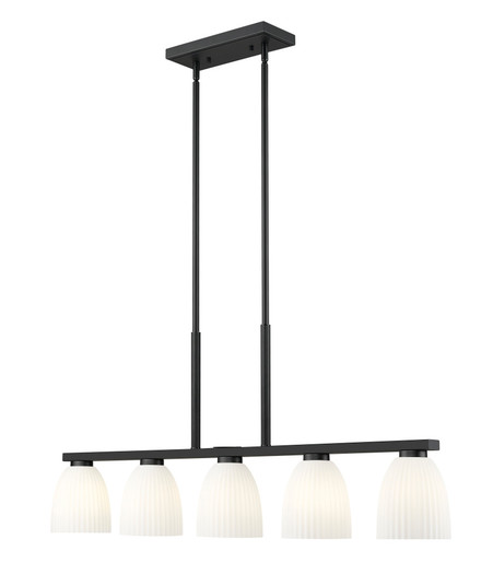 5 Light Linear Chandelier (276|7518-5L-MB)