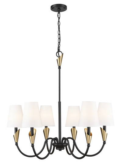 6 Light Chandelier (276|4014-32MB-MGLD)