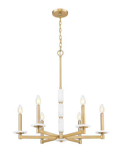 6 Light Chandelier (276|3045-6MGLD)