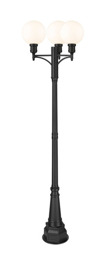 1 Light Outdoor Post Mount Fixture (276|597PHB-3-564P-BK)