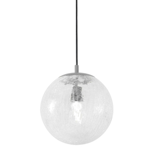 Palla 09'' Medium Base Pendant, 120V, SN (1|PLAP09MBSN)