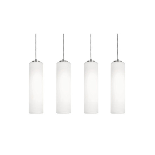 Leo 4 Light Linear Pendant, 120V, 60W, SN (1|LEOP0412MBSNLNR4)