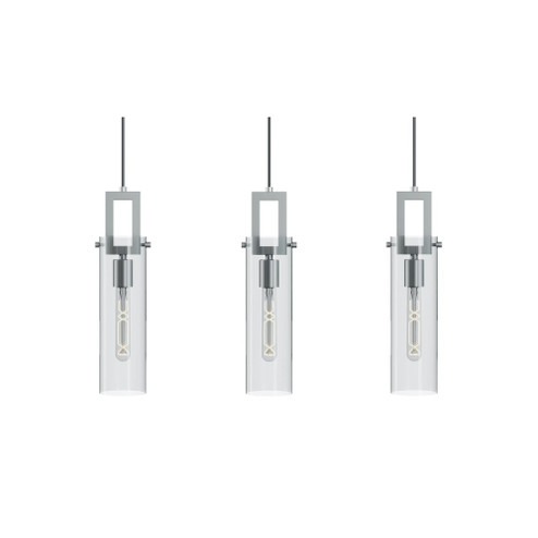 Houston 3 Light Linear Pendant,60W,SN (1|HOUP04MBSNLNR3)