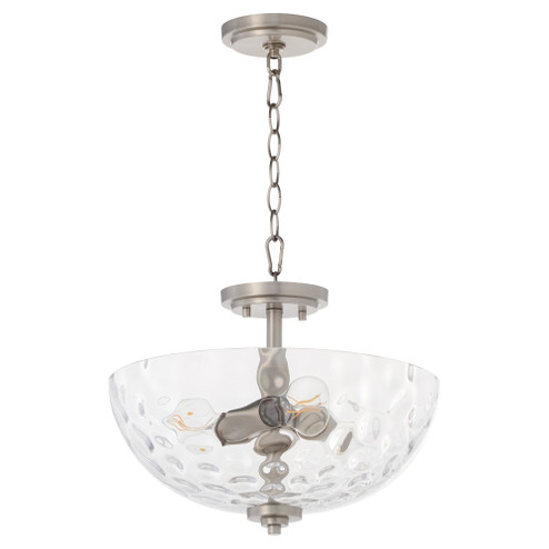 ADAMS 15'' CLEAR/HAMMERED DUAL MOUNT - STN (83|2800-15-265)