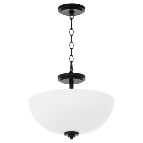 ADAMS 15'' SATIN OPAL DUAL MOUNT - MATTE BLACK (83|2800-15-159)