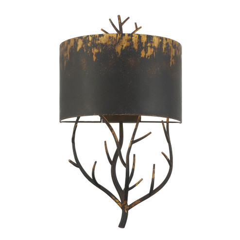 Wry Lighting Arboreal 2-light Wall Sconce in Antique Black Iron (36|4500-WSC ABI)