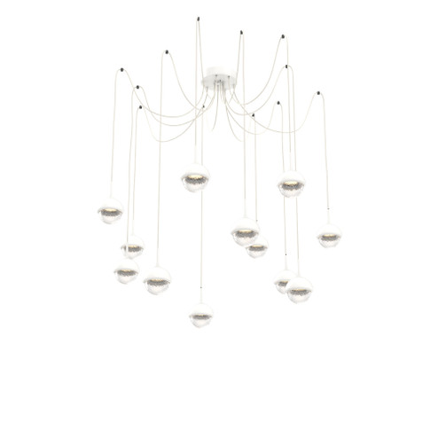 Cabochon Round 12pc Swag Multi-Pendant (1289|SCB0093-12-WI-C-C01-L3-MS)