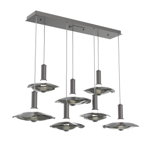 Cumulus Linear 7pc Multi-Pendant (1289|PLB0099-07-GP-00-C01-L3-SG)