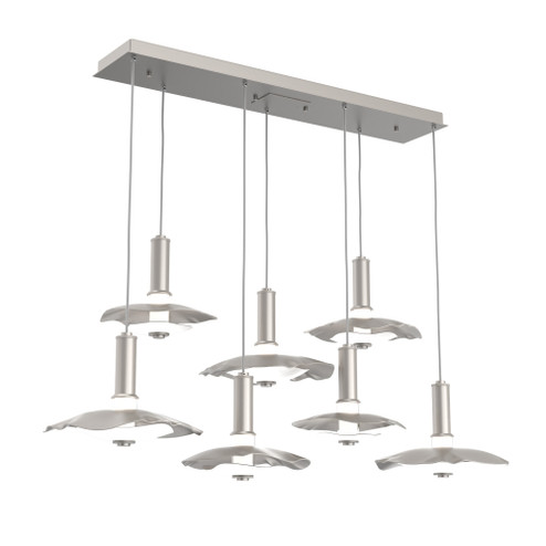Cumulus Linear 7pc Multi-Pendant (1289|PLB0099-07-BS-00-C01-L3-WI)