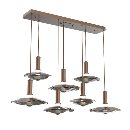 Cumulus Linear 7pc Multi-Pendant (1289|PLB0099-07-BB-00-C01-L3-SG)