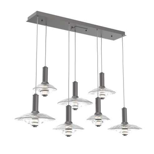 Cirrus Linear 7pc Multi-Pendant (1289|PLB0098-07-GP-CG-C01-L3)