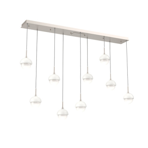 Cabochon Linear 9pc Multi-Pendant (1289|PLB0093-09-BS-WL-C01-L3-WI)