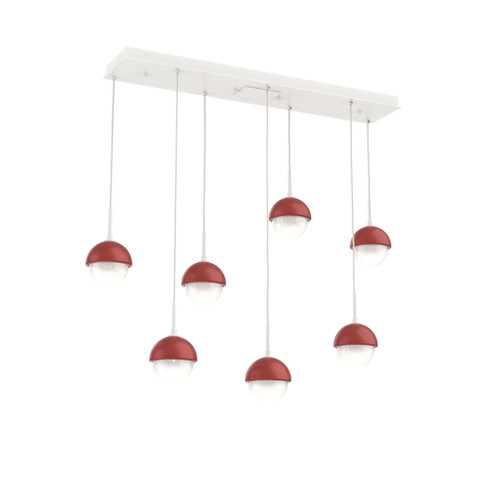 Cabochon Linear 7pc Multi-Pendant (1289|PLB0093-07-WI-WL-C01-L3-RE)