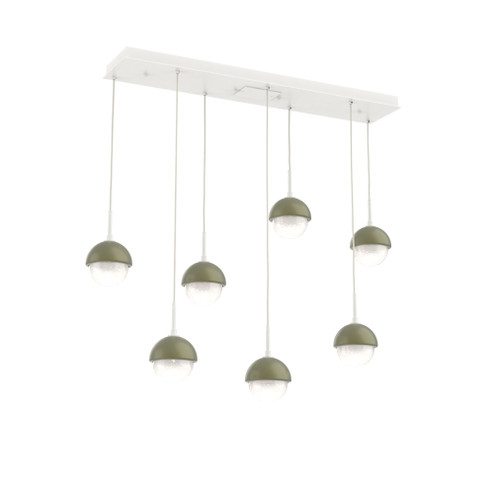 Cabochon Linear 7pc Multi-Pendant (1289|PLB0093-07-WI-WL-C01-L3-GE)