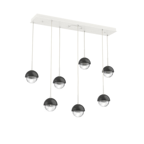 Cabochon Linear 7pc Multi-Pendant (1289|PLB0093-07-WI-C-C01-L3-MB)