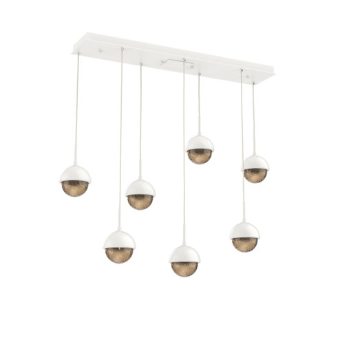 Cabochon Linear 7pc Multi-Pendant (1289|PLB0093-07-WI-B-C01-L3-MS)