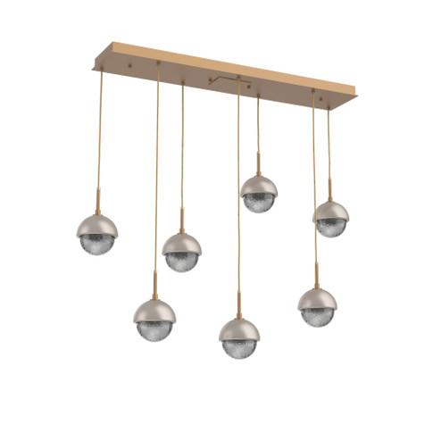 Cabochon Linear 7pc Multi-Pendant (1289|PLB0093-07-NB-S-C01-L3-BS)