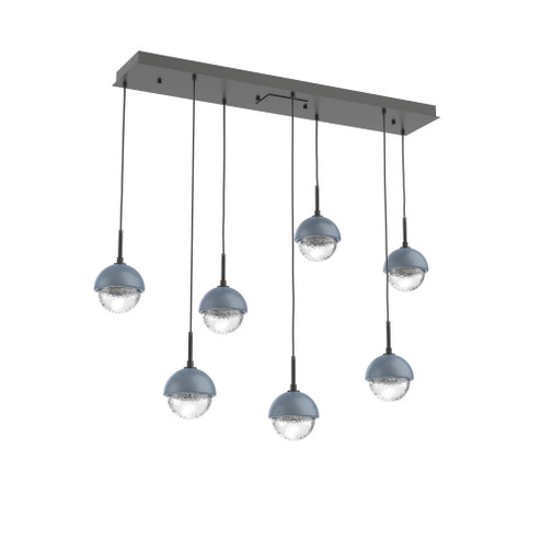 Cabochon Linear 7pc Multi-Pendant (1289|PLB0093-07-MB-C-C01-L3-BU)