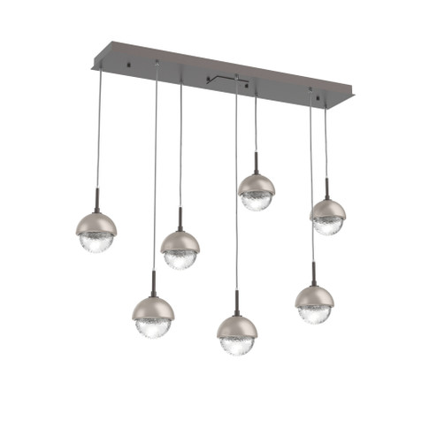 Cabochon Linear 7pc Multi-Pendant (1289|PLB0093-07-GP-C-C01-L3-BS)