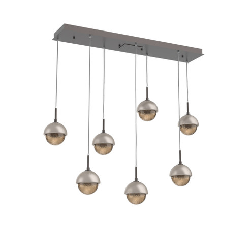 Cabochon Linear 7pc Multi-Pendant (1289|PLB0093-07-GP-B-C01-L1-BS)