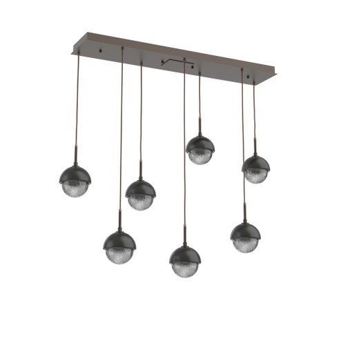 Cabochon Linear 7pc Multi-Pendant (1289|PLB0093-07-FB-S-C01-L3-MB)