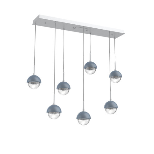 Cabochon Linear 7pc Multi-Pendant (1289|PLB0093-07-CS-C-C01-L1-BU)