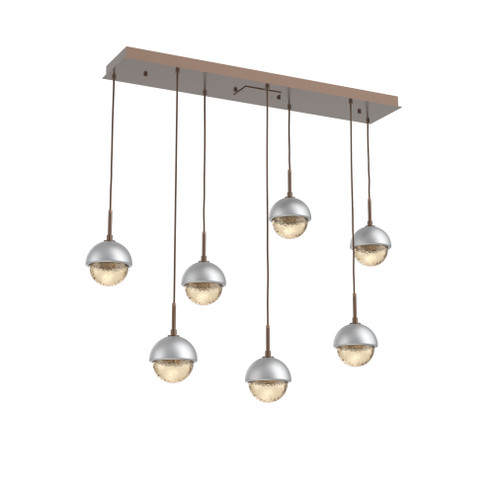 Cabochon Linear 7pc Multi-Pendant (1289|PLB0093-07-BB-A-C01-L3-CS)