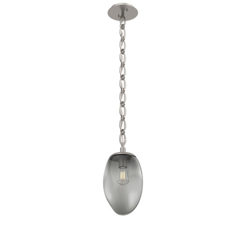 Meteo Single Pendant with Chain (Bulb) (1289|LNB0063-01-BS-S-CH2-E2)