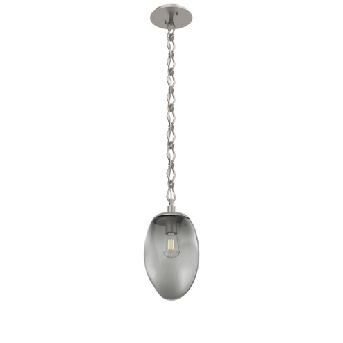Meteo Single Pendant with Chain (Bulb) (1289|LNB0063-01-BS-S-CH1-E2)