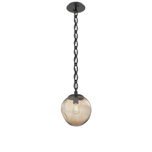 Aster Round Single Pendant Chain (Bulb) (1289|LNB0062-01-MB-B-CH2-E2)