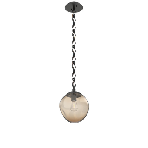 Aster Round Single Pendant Chain (Bulb) (1289|LNB0062-01-MB-B-CH1-E2)