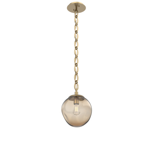 Aster Round Single Pendant Chain (Bulb) (1289|LNB0062-01-GB-B-CH2-E2)