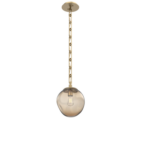 Aster Round Single Pendant Chain (Bulb) (1289|LNB0062-01-GB-B-CH3-E2)