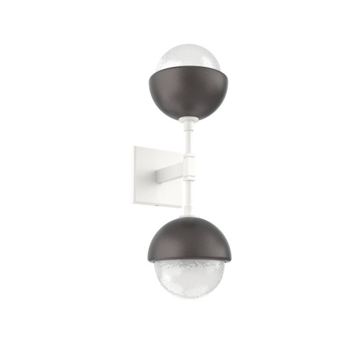 Cabochon Double Sconce (1289|IDB0093-02-WI-WL-L3-GP)