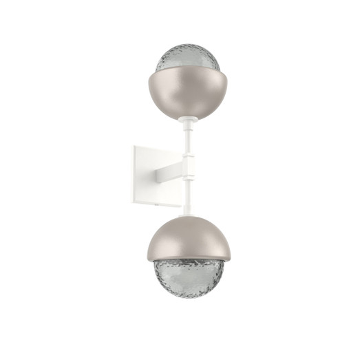 Cabochon Double Sconce (1289|IDB0093-02-WI-S-L3-BS)