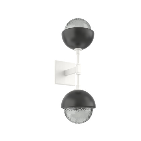 Cabochon Double Sconce (1289|IDB0093-02-WI-S-L1-MB)