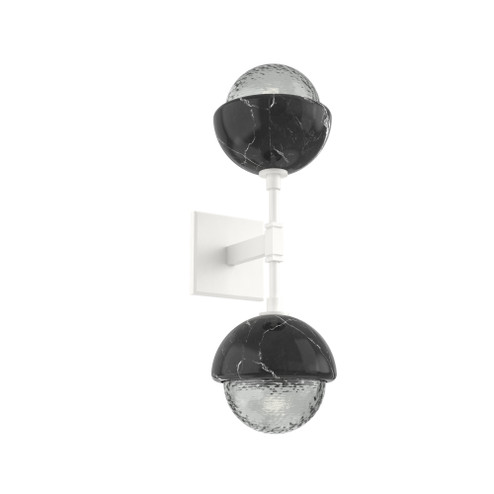 Cabochon Double Sconce (1289|IDB0093-02-WI-S-L1-BM)