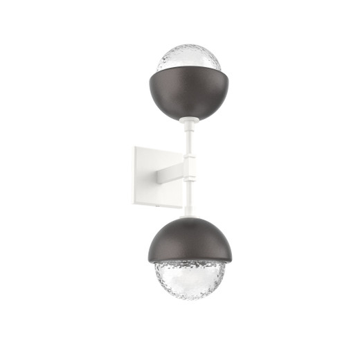 Cabochon Double Sconce (1289|IDB0093-02-WI-C-L1-GP)