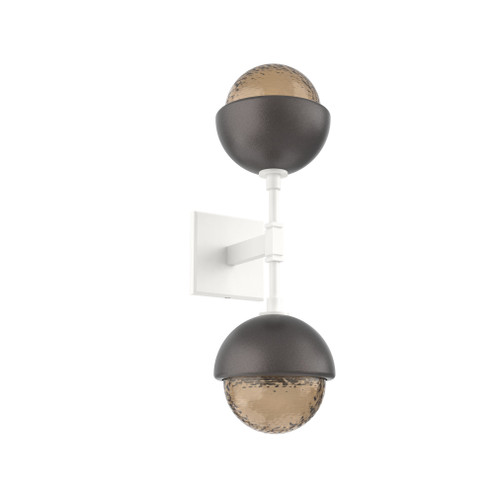 Cabochon Double Sconce (1289|IDB0093-02-WI-B-L3-GP)