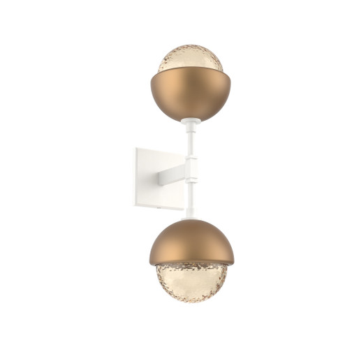 Cabochon Double Sconce (1289|IDB0093-02-WI-A-L1-NB)