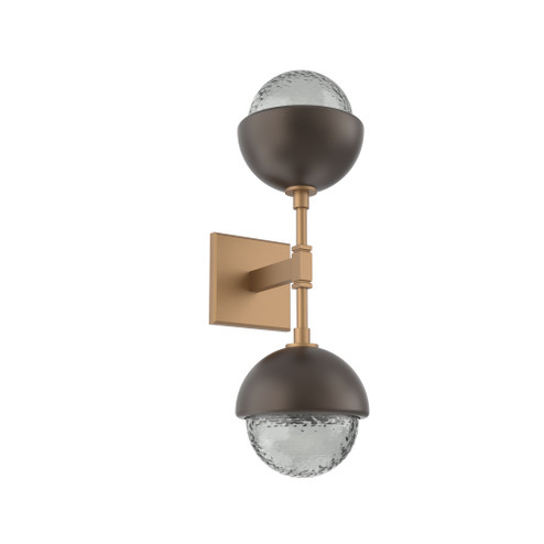 Cabochon Double Sconce (1289|IDB0093-02-NB-S-L3-FB)