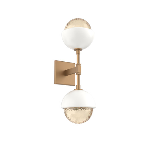 Cabochon Double Sconce (1289|IDB0093-02-NB-A-L1-WI)