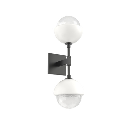 Cabochon Double Sconce (1289|IDB0093-02-MB-WL-L3-WI)