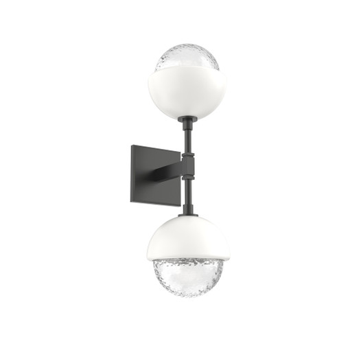Cabochon Double Sconce (1289|IDB0093-02-MB-C-L3-WI)