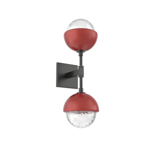 Cabochon Double Sconce (1289|IDB0093-02-MB-C-L1-RE)