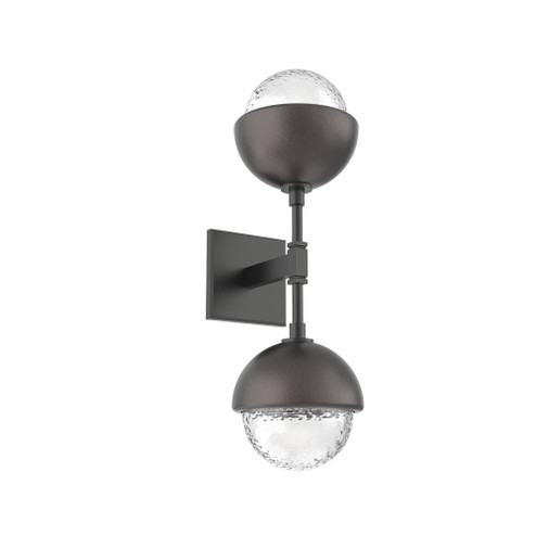 Cabochon Double Sconce (1289|IDB0093-02-MB-C-L1-GP)