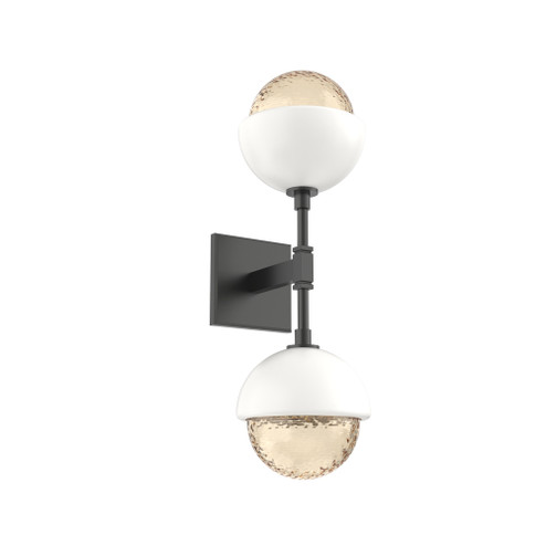 Cabochon Double Sconce (1289|IDB0093-02-MB-A-L3-WI)